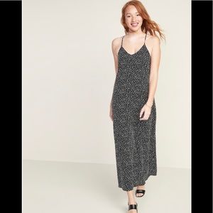 Black and white dress, XL, adjustable straps, NWT